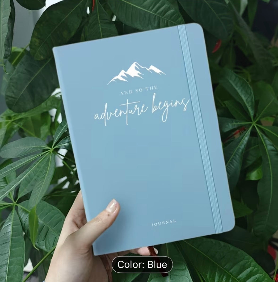 'Adventure Begins' A5 Hardcover Notebook