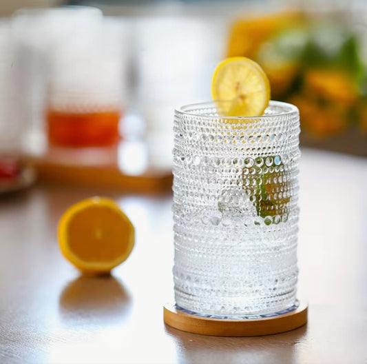 Vintage Highball Jupiter Bead Glass (Individually Sold)