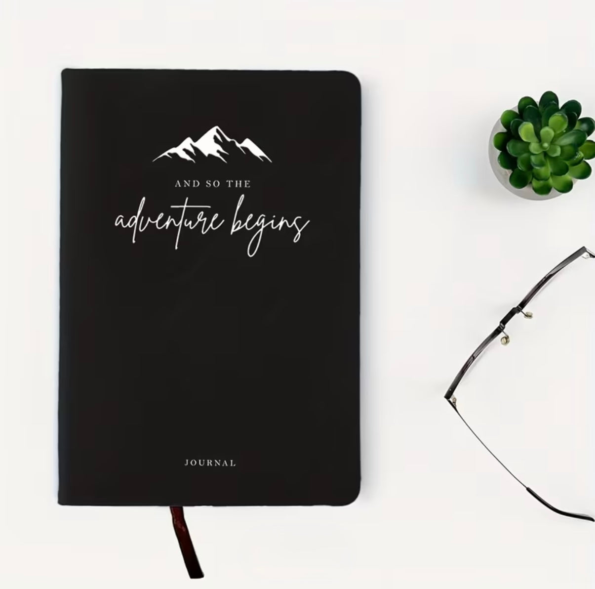 'Adventure Begins' A5 Hardcover Notebook